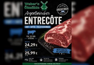 Argentinisches Entrec&ocirc;te im Angebot