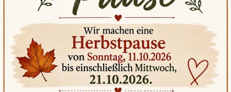 Herbstpause