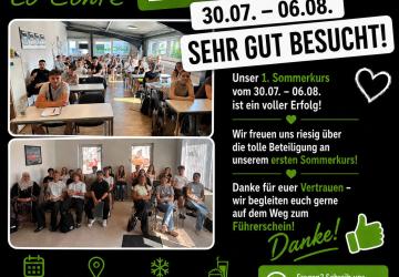 Voller Kursraum in den Ferien: Lo Conte startet ersten Sommerkurs