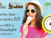 EIS jetzt auch bei Blumen Kiesel s&acute;Blumeh&auml;fele