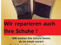 Wir reparieren Ihre Schuhe