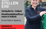 Verk&auml;ufer/in und Einzelhandelskauffrau/mann in Vollzeit f&uuml;r Oppenau