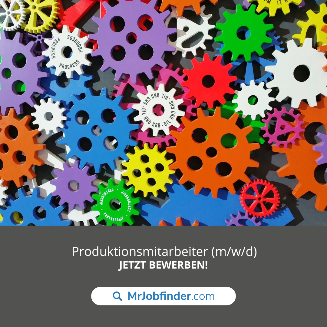 Produktionsmitarbeiter/in (m/w/d) - Mr. Jobfinder