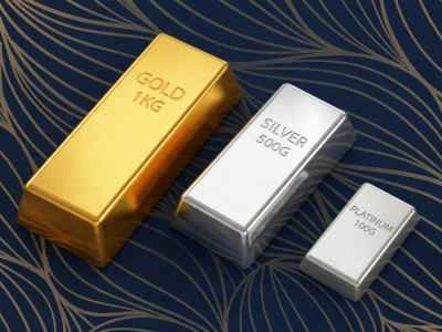 Verm&ouml;gensaufbau mit Edelmetallen wie; Gold, Silber und Platin