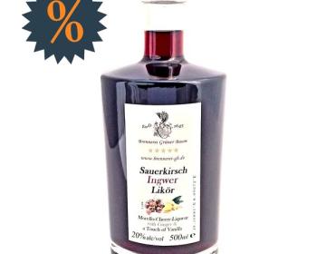 Sauerkirsch-Ingwer-Lik&ouml;r 20%vol.