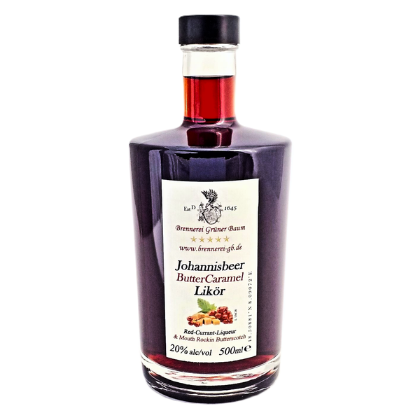 Johannisbeer-Buttercaramel-Lik&ouml;r 20 % vol.